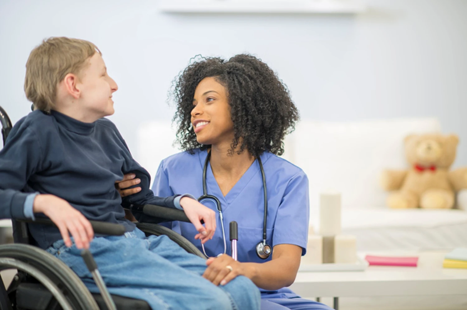 Wheelchair transfer for children