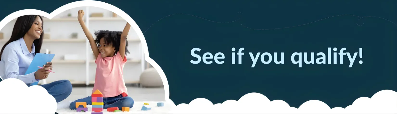 See if you qualify for GAPP, caregiver with a happy child