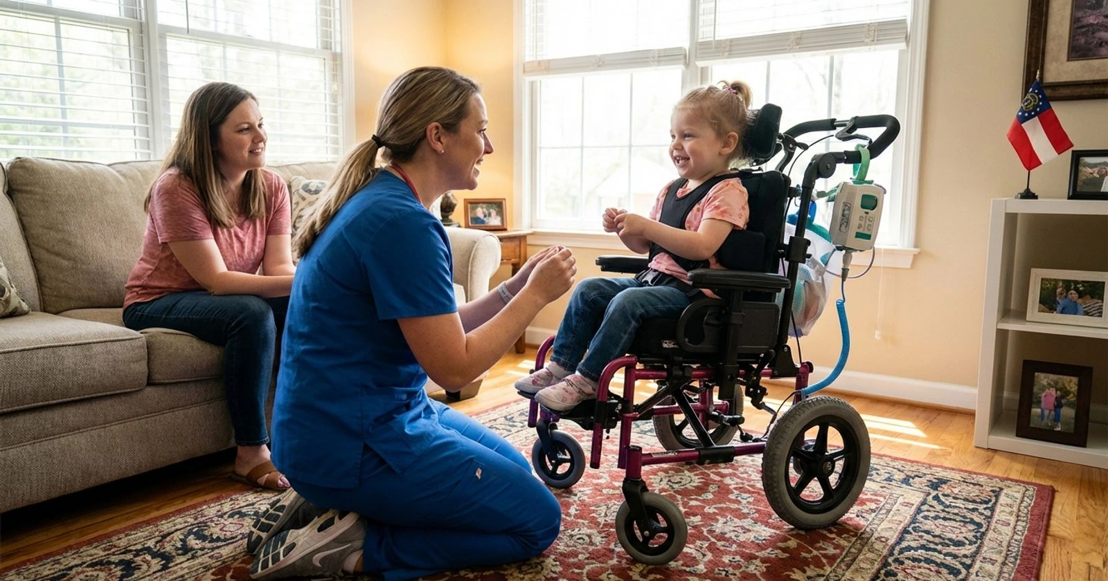 Free In-Home Care Disabled Child Georgia