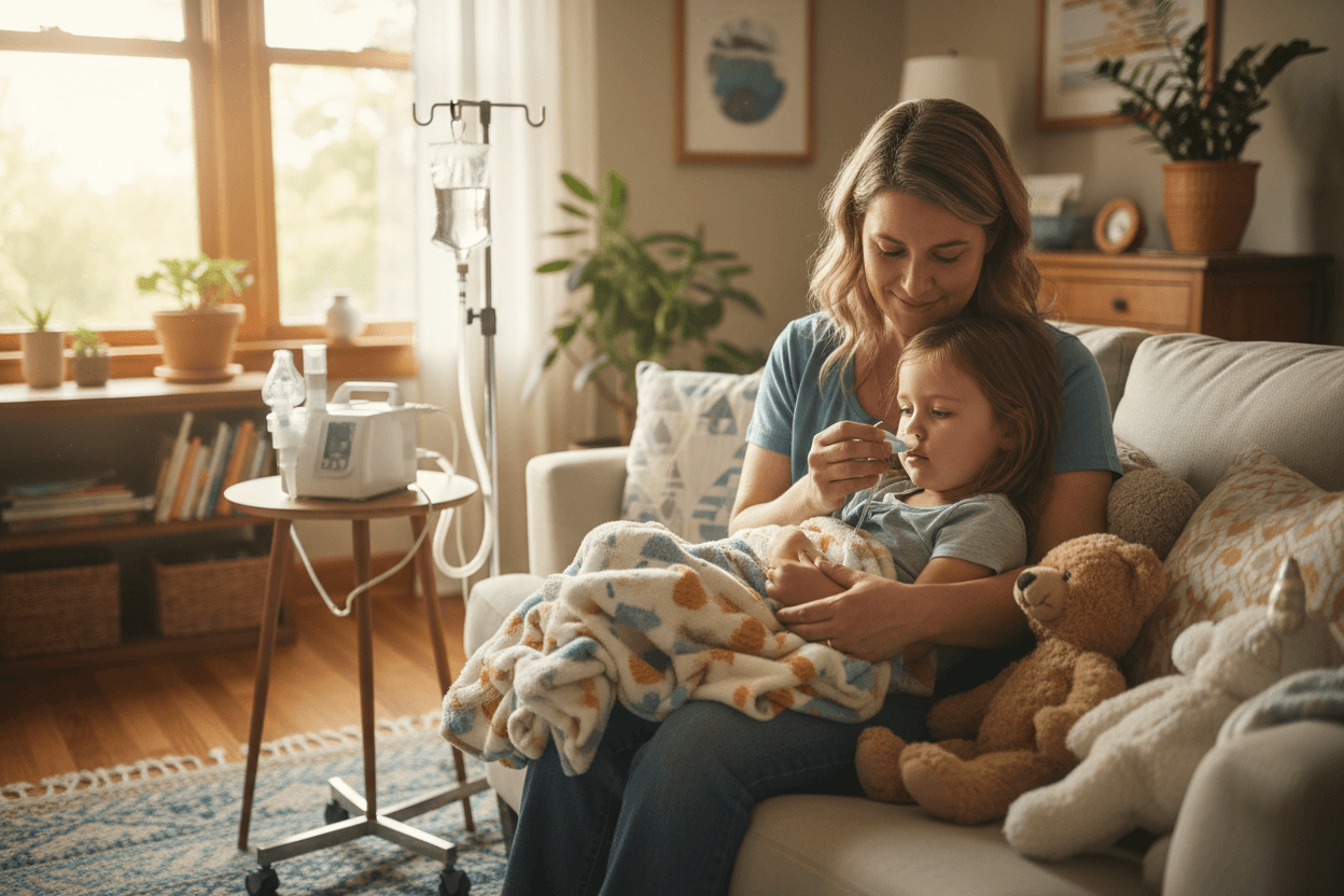 Daily Care Routines for Medically Fragile Children at Home